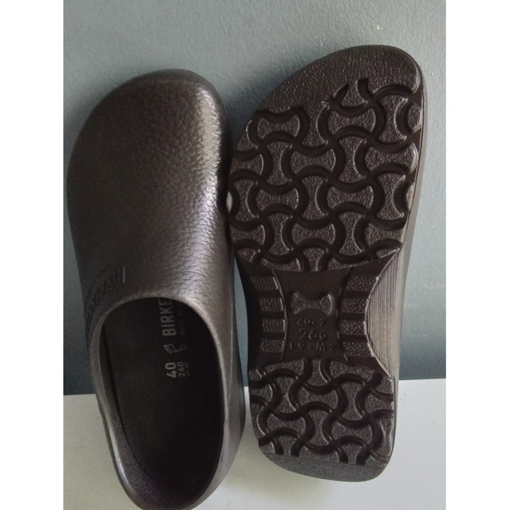 Birkenstock Super Birki Blac Polyurethane Clog Men 7 Womens 9 Eu 40 Professional